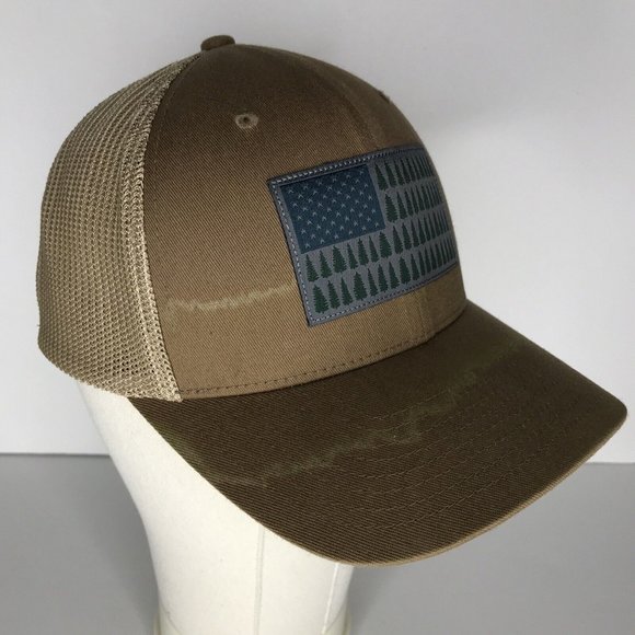 Columbia Tan Distressed Fitted S/M Adjustable Hat - Picture 3 of 11